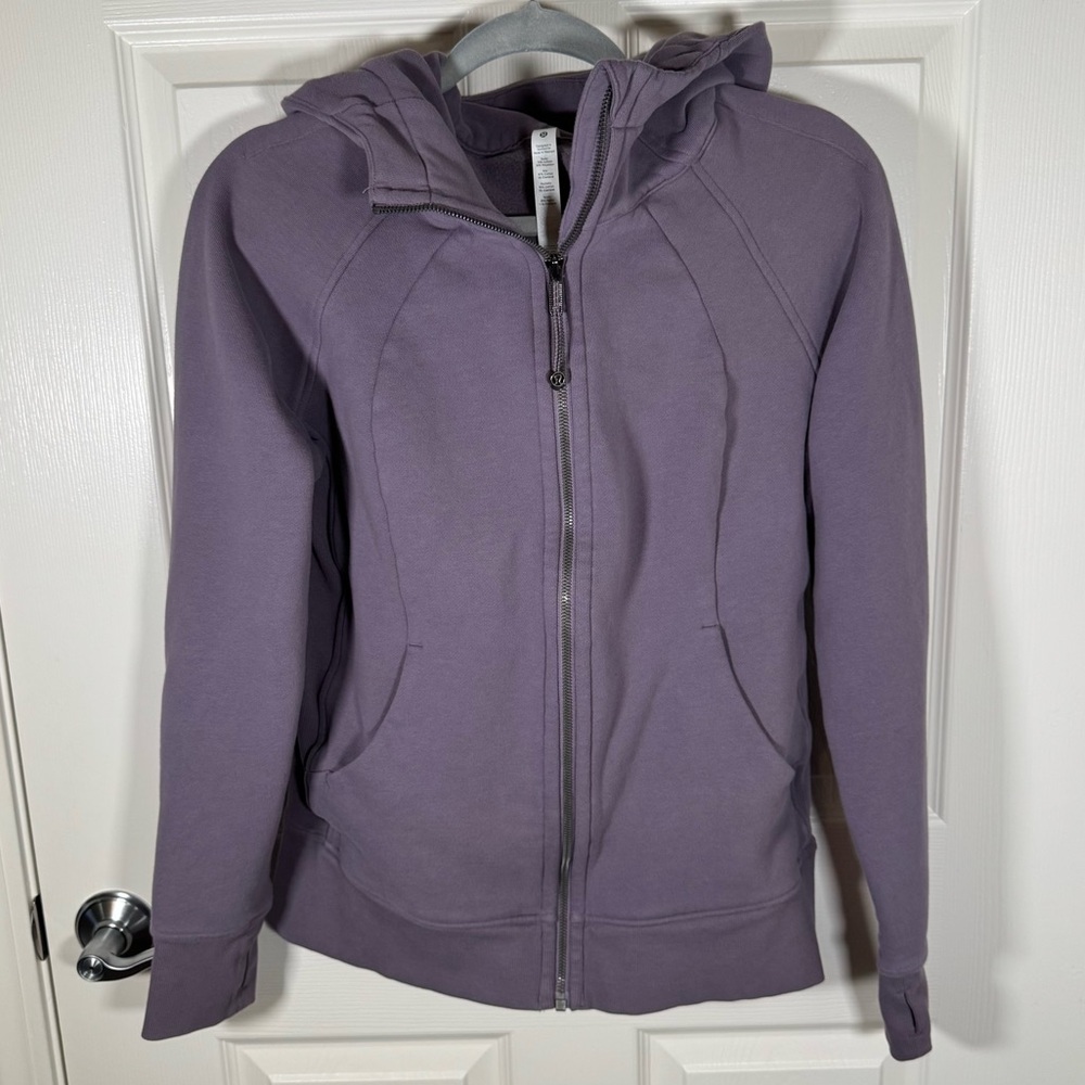 Lululemon Lilac Fitted Scuba Sweatshirt - Size 12